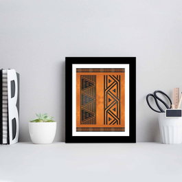 Wallity Cuadro decorativo enmarcado en MDF Multicolor SCT-109